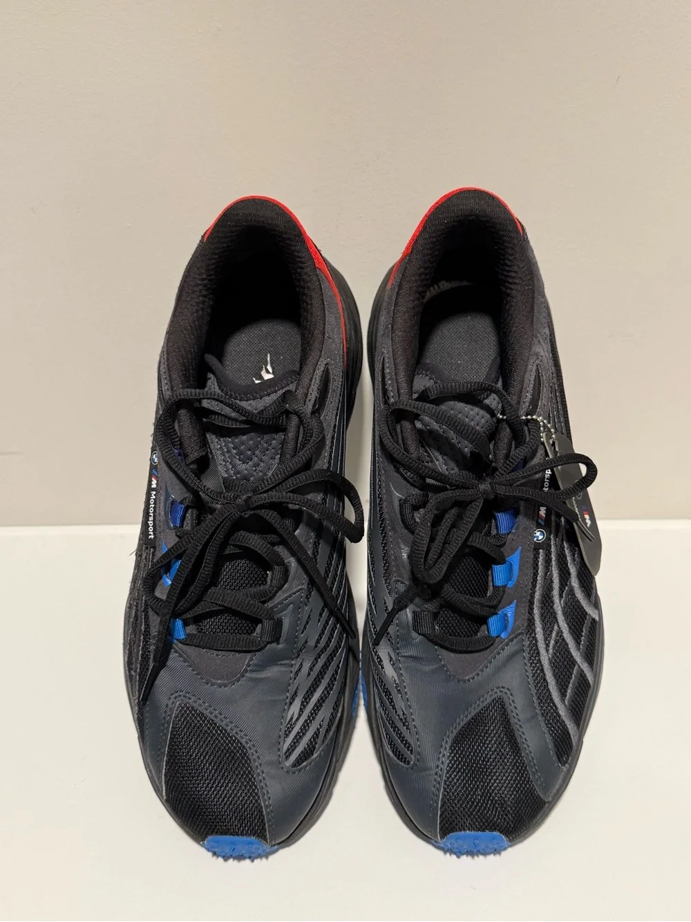 Puma BMW M Motorsport x Spirex in Black Cool Cobalt Red